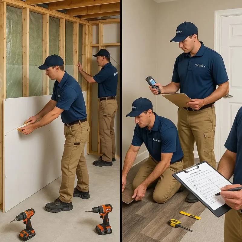 Repairs and Reconstruction process in Saint Charles, MI